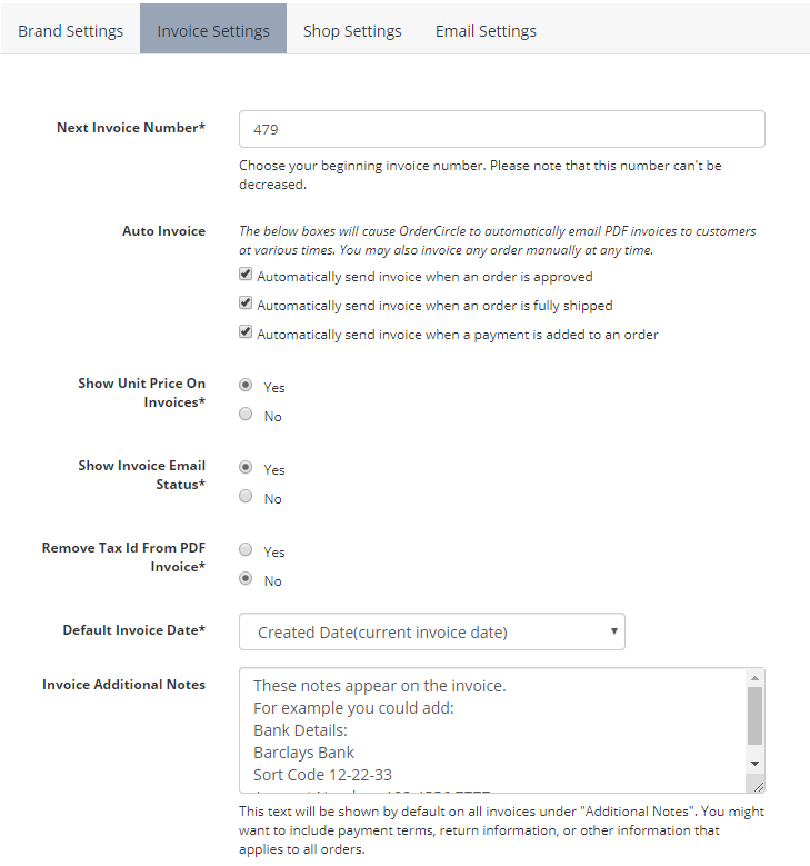 customizable invoice and inventory program