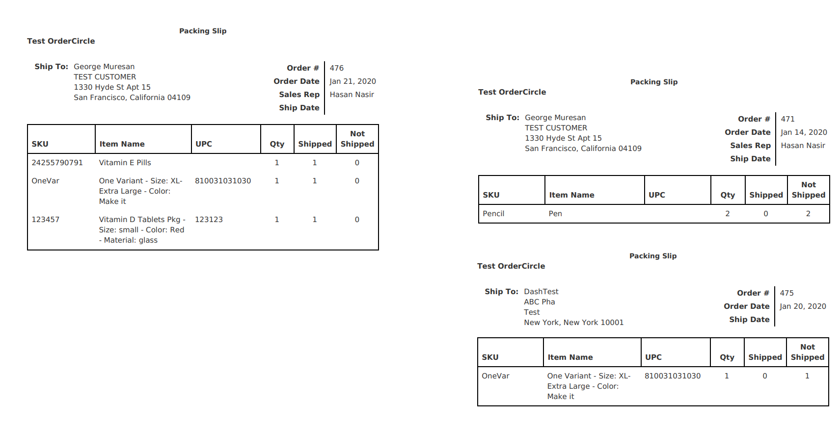 Consignment Invoice Template